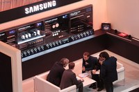 Discussion at Samsung booth.jpg