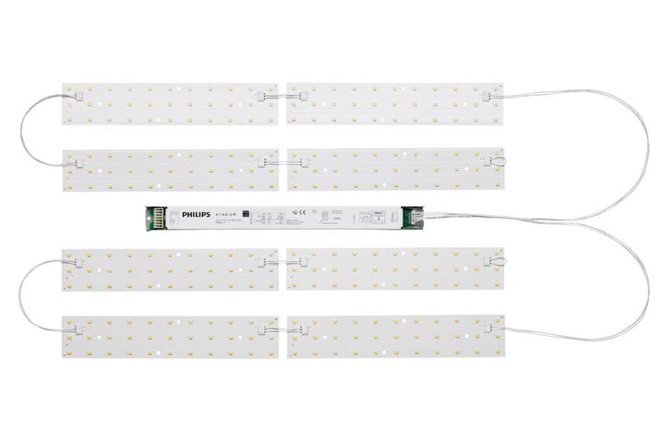 The Fortimo LED Line System will be available in a 1ft (280mm) length with 650 lm and 1100lm in 3000K and 4000K with Ra 80