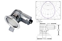 CREE's new CR100™ series downlights, here the CR100-SR650L, offer several features like a built-in color management system to maintain color temperature over the entire working life or the tool-free installation