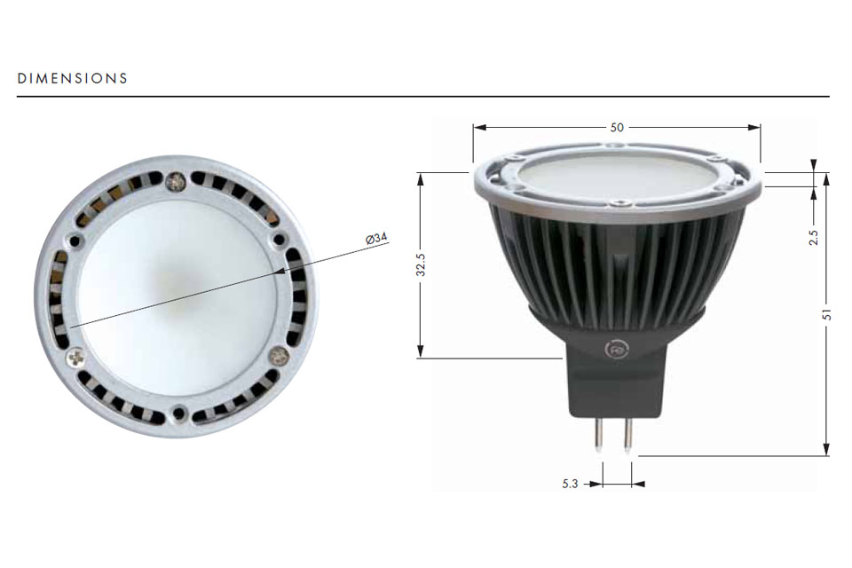 The Paragon MR16 is available Forge Europa branded or under private label