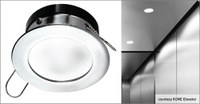 i2Systems LED Elevator Downlight, Apeiron A1161, has a 200-lumen output.