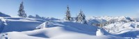 Dornbirn, winter landscape.