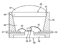 Light emitting diode package having multiple molding resins